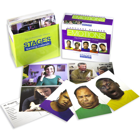 STAGES LEARNING MATERIALS Language Builder® Emotion Card Set, Pack of 80 SLM003
